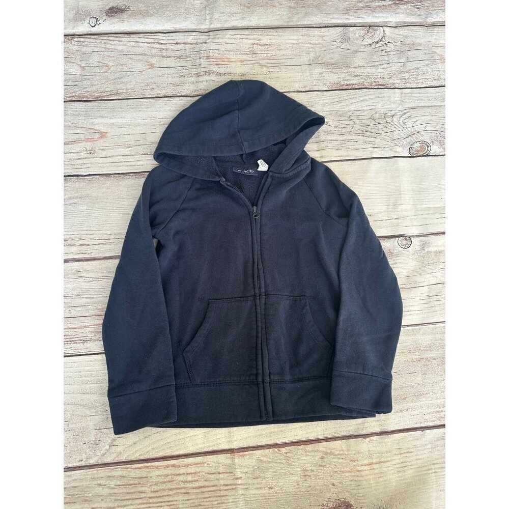 Girls Children’s Place navy full zip jacket ym 7/8